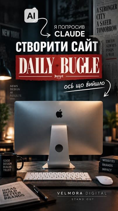 Інтерактивний концепт-сайт Daily Bugle